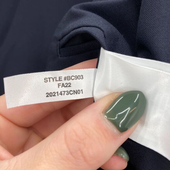 J.Crew Kenmare Suit Jacket Blazer Mens 34S Blue Wool Loro Piana 2 Button Formal - Picture 11 of 16